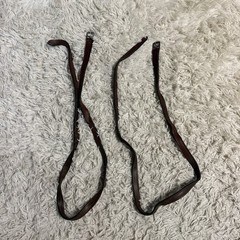 54” Brown Leather English Horseback Riding Stirrup Leathers