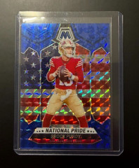 BROCK PURDY 2024 Panini Mosaic National Pride Blue Prizm #255 14/99