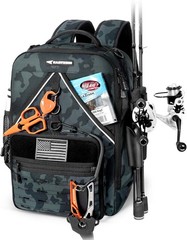 KastKing KarryAll KastMate Fishing Tackle Backpack,Water-Resistant Fishing Bag