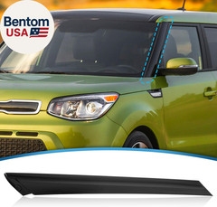 Compatible with 2014-2018 Kia Soul Molding Pair Windshield Pillar Trim Exterior,