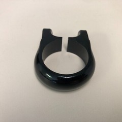 New Kalloy Alloy Bicycle Seat Post Clamp Without Bolt Black