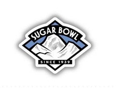 Sugar Bowl Ski Resort Vinyl Printed Sticker