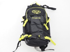 BCA Stash 20 Snowmobile Winter Backpack Black / Yellow 20L w / Shovel Pocket