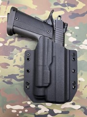 Black Kydex Holster Rock Island M1911-A2 2011 5″ Streamlight TLR-1