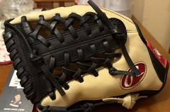 Rawlings 11.5» Youth GG Elite Series Glove-LHT-Black/Camel-BRAND NEW/TAGS