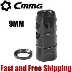 CMMG 9mm / 350 Legend ZEROED 2.0 Muzzle Brake 1/2×28 TPI – Black Nitride