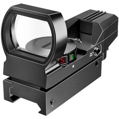 Reflex Sight – Adjustable Reticle Both Red And Green In One Sight!
