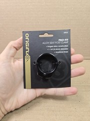 Origin-8 Pro-Fit Alloy Seat Post Clamp P-Fit 1-1/4″ 31.8mm Black Brand New