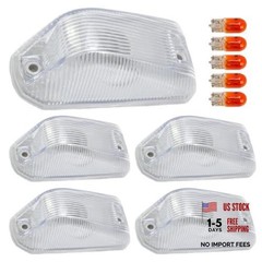 5PCS 926-109 Front Roof Marker Lamp OEM Yellow Light Front Halogen 5PCS No Wire