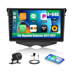 [4+64G] Android 15 Car Stereo for Hyundai Veloster 2011-2017 with Wireless Ca…