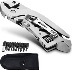 Multitool Wrench Pliers Wire Cutter Screwdriver Foldable Stainless Steel EDC
