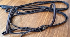Somerset Bridle And Laced Reins Extra Full Brown Raised Great Quality