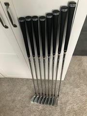 PING G440 IRON SET 6-9,PW,UW,52,56 GREEN/WHITE DOT, +1″, PING AWT 3.0 REG