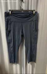 Lululemon Women’s Navy Blue Fast and Free High-Rise Capri Yoga Pants Sz 12
