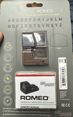 SIG SAUER ROMEOZero 1x 24 mm 3 MOA Red Dot Sight -TAN (SORO1300)
