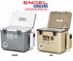 Engel Pro Live Bait Cooler with Rechargeable Aerator – Multiple Sizes/Colors
