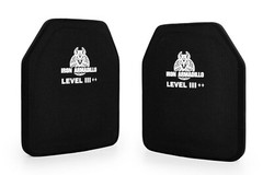 IRON ARMADILLO® Level III++ 10″x12″ Stand Alone Hard Rifle Armor Plate PAIR 2PCS