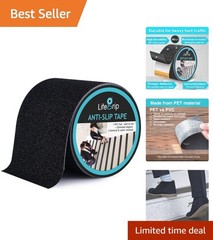 Anti Slip Tape Waterproof 4 Inch x 15 Foot for Indoor Outdoor Safety