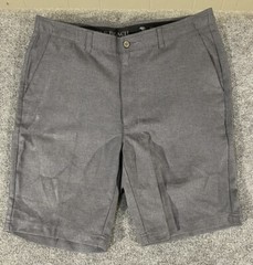 Pebble Beach Golf Men’s Dry Luxe 36 Waist Gray 100% Polyester 9 Inch Inseam