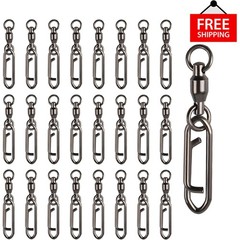 25Pcs Fishing Speed Clips Quick Change Fishing Snap Swivels Fishing Power Clips