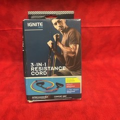 Ignite SPRI 3-in-1 Medium Heavy Ultra Resistance Band Set NEW