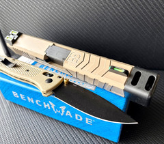Slide w/ Threadless Compensator FOR Glock 19 Gen 3 Complete G19 Upper FREE KNIFE
