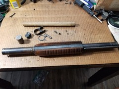 Winchester Model 12 Used 12 Gauge Slide Action, Forend, Tube & Parts 1953