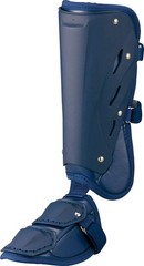 ZETT BLL2081R Baseball Batter Leg Guard Left-Handed Batter Navy Japan