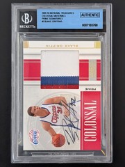 2009 National Treasures Blake Griffin Colossal Material Prime Patch Auto /5