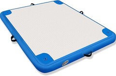 6’x12′ Inflatable Lake Deck,None-Slip Surface Swim Deck,floating dock for boat