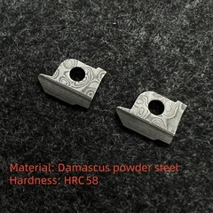 Damascus Steel Replacement Wire Cutter Inserts For Leatherman Surge TTI Wave ARC