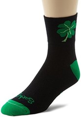 Socks – SockGuy – 3″ Classic Lucky Black L/XL Cycling/Running NEW