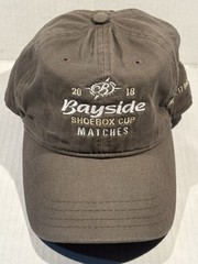 Golf Club Bayside Matches Brown 2018 Golf Cap Adjustable Shoebox Cup Pukka