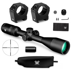 VORTEX Crossfire HD 4-12×44 Illuminated Dead-Hold 2A BDC MOA Riflescope & Rings