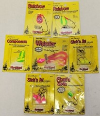 9 Northland Northland Fishing Tackle Stand Up Jigs Hooks Weights New Old Stock
