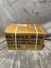 MRE U.S. Military Ready to Eat Meals INSP 06/2022 Case A Menu 1-12