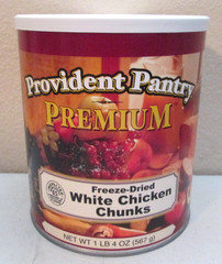 Provident Pantry Freeze Dried White Chicken Chunk #10 Can Emergency Food Storage
