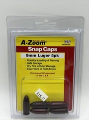 A-Zoom Precision Metal Snap Caps 9mm. Luger (5pk)