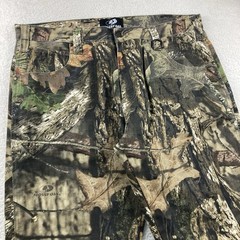 Mossy Oak Camo Twill Pants Men 38×32 Green Camouflage Hunting Hunt