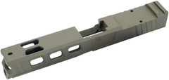 Glock 17 GEN3 9mm.FLAT DARK EARTH -RMR -trijicon and holoson-LF ELITE – G17-FDE