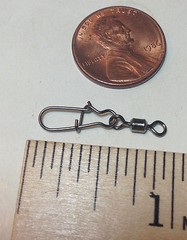 750 pc 7/0 40lb 18kg P-LINE EASY LOK ROLLING BARREL SWIVEL CROSS LOCK FAST SNAP