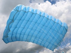 SwiftPlus 225 sq ft skydiving parachute reserve – BLUE – 7 cell – MINT shape