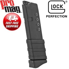 ProMag For Glock 43 10 Round 9mm Polymer Magazine Black, GLK 13