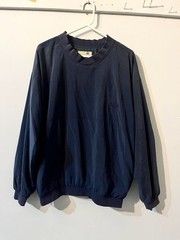 003-0063 Dockers Golf Outerwear Navy Blue Pullover Windbreaker Jacket