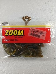 Zoom Soft Plastic Big Dead Ringer Worm Watermelon Red Freshwater Fishing Lure