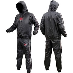 2FIT Heavy Duty Sauna Sweat Suit Exercise Gym Suit Fitness Weight Loss Anti-Rip