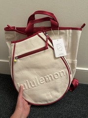 LULULEMON Racket Bag 19L – Natural/Black (got It In Store For $188)