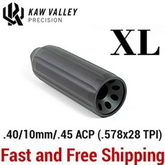 Kaw Valley Precision XL Extra Long .40/10mm/45 ACP Linear Compensator 578×28 TPI