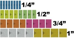 White Water Archery Reflective Solid Color Tracers Variety Pack Arrow Wraps 32Pc