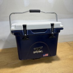 ORCA Cooler 20 Quart Hard Side Insulated Ice Chest Blue W/ Handle Camping Boatin
